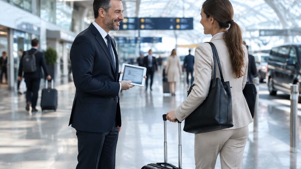 Le chauffeur VTC qui récupère sa cliente en gare